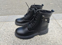 卡帝樂(lè )鱷魚(yú)（CARTELO）馬丁靴男款秋冬季高幫英倫工裝靴男鞋軟皮靴子男作戰靴 黑色 43碼 曬單實(shí)拍圖