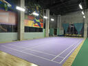 歐百娜羽毛球地膠室內108㎡整片標準場(chǎng)氣排球地墊專(zhuān)業(yè)匹克球丙烯酸地膠 家用腳步訓練墊4.5mm（1.8*3.3） 曬單實(shí)拍圖