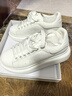 百麗厚底云朵小白鞋新款女商場(chǎng)撞色板鞋Z2U1DCM5 靜謐白-經(jīng)典款 38 曬單實(shí)拍圖
