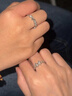 小米星(XMX)法國甜心公主閨蜜戒指s925女小眾設計情侶對戒節日送女友禮 小蝴蝶 無(wú)禮盒 開(kāi)口可調節 曬單實(shí)拍圖