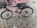 ICOLOUR自行車(chē)成人山地車(chē)公路賽車(chē)單車(chē)騎行變速內走線(xiàn)學(xué)生男女青少年 【薔薇粉】非減震-鋼架輻條輪 26寸21速（160-180cm） 曬單實(shí)拍圖