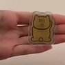 周生生Au999.9黃金壓歲錢(qián)金片 招財福貓手機貼90877D 曬單實(shí)拍圖
