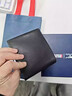 七匹狼（SEPTWOLVES）錢(qián)包男士真皮正品短款錢(qián)夾2026新款皮包頭層牛皮夾爸爸卡包證件包 金盾狼標-黑色【專(zhuān)柜禮盒】 曬單實(shí)拍圖