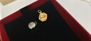 周六福黃金吊墜女款3D硬金琺瑯小仙馬掛墜生肖馬 定價(jià) 1.15g 曬單實(shí)拍圖
