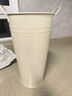 九千谷醒花桶鮮花桶家用花店專(zhuān)用大號仿真花花瓶米色鐵藝雙耳35cm8082 曬單實(shí)拍圖