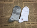 浪莎襪子男夏季純棉網(wǎng)眼款透氣防臭吸汗夏款中筒襪夏天100%全棉襪男襪 夏季網(wǎng)眼款：淺灰3白2 共  5雙 均碼 男襪39-44收藏加購優(yōu)先發(fā) 曬單實(shí)拍圖