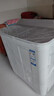 海爾半自動(dòng)洗衣機一級能效雙缸雙桶13公斤超大容量小神泡強力去污操作簡(jiǎn)單宿舍租房家用洗衣機以舊換新 水電分離 移動(dòng)腳輪 寬電壓 防鼠底臺 彩色上蓋 雙缸 13kg 曬單實(shí)拍圖