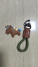 愛(ài)禮優(yōu)馬年馬上有錢(qián)鑰匙扣創(chuàng  )意汽車(chē)鑰匙鏈圈手工編織繩書(shū)包掛件新年禮物 棕皮綠繩+棕色小馬+ 送D扣+2小圈 曬單實(shí)拍圖