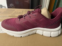 足力健老人鞋【孝敬爸媽】中老年輕便休閑散步鞋2431380J 女 酒紅 38 曬單實(shí)拍圖