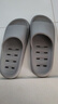 JCZS日本浴室防滑拖鞋專(zhuān)用洗澡室內家居男士防臭eva速干鏤空瀝水漏水 日式紳士灰 42 -43碼【標準碼】 曬單實(shí)拍圖