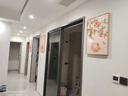 旭緣葫蘆福字樓梯角掛畫(huà)新中式別墅走廊過(guò)道裝飾畫(huà)柿柿如意背景墻壁畫(huà) A款 35*50CM *3 輕奢金（鋁合金框） 藝術(shù)紋理畫(huà)面【油畫(huà)布/啞光效果】 曬單實(shí)拍圖
