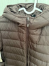 波司登（BOSIDENG）26春季鴨絨輕薄羽絨服三防科技女基礎輕暖外套B260135002 焦糖咖色7637-三防面料 S 160/84A 體重約100-110斤 曬單實(shí)拍圖