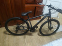 捷尼斯山地自行車(chē)鋁合金車(chē)架變速碟剎減震青少年成人上下班代步通勤單車(chē) 黑配/鋼架/輻條輪/灰色 27.5英寸 21速 曬單實(shí)拍圖