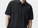 優(yōu)衣庫合作款/男裝女裝快干POLO衫/短袖T恤482304 09 黑色 M 曬單實(shí)拍圖