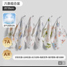 婧麒（JOYNCLEON）嬰兒口水巾毛巾純棉6層紗布小方巾柔軟兒童6條裝 30 Jyp171062 曬單實(shí)拍圖