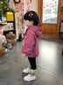 歐姆熊女童超好看沖鋒衣外套春秋款2026新款女寶春裝兒童春季衣服 玫紅色 120 cm 曬單實(shí)拍圖