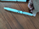 得力（deli）可愛(ài)熊貓速干按動(dòng)中性筆 高顏值0.5mmST筆頭學(xué)生中性筆刷題筆 黑色4支/盒 SA603 曬單實(shí)拍圖