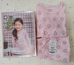 英博倫女童秋衣秋褲春秋男童薄款內衣套裝萊卡棉春秋中大童保暖睡衣斷碼 31158 色紡粉 萊卡 110 cm 曬單實(shí)拍圖