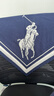 Polo Ralph Lauren 拉夫勞倫 女配 經(jīng)典款棉質(zhì)撞色徽標Big Pony圍巾 410-深藍色/奶油色 ONE 曬單實(shí)拍圖