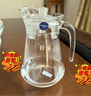 樂(lè )美雅玻璃水壺冷水壺大口徑飲料茶壺冰箱家用大容量鴨嘴壺1.3L涼水壺 曬單實(shí)拍圖