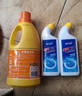 地板清潔劑2kg瓶+強效廁清500g*2瓶組套 除菌去污除重垢 曬單實(shí)拍圖