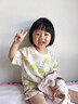 ELLE BABY純棉寶寶睡衣套裝夏季新款笑臉可愛(ài)兒童家居服男童女童套頭空調服 酸性糖果 【純棉100%】 110 【建議身高98cm-110cm】 曬單實(shí)拍圖