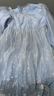 迪士尼童裝艾愛(ài)莎公主裙女童連衣裙春夏裝2026新款周歲禮服女寶寶裙子 曬單實(shí)拍圖