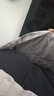 鴨鴨（YAYA）佟麗婭同款輕薄羽絨服女短款韓版休閑保暖羽絨內膽輕便排骨外套男 淺灰色 2XL 曬單實(shí)拍圖
