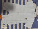 【夏季寶寶爬服】夏季嬰兒薄款短袖連體衣純棉舒適 M22303藍色 80cm 曬單實(shí)拍圖