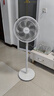 美的（Midea）電風(fēng)扇 家用七葉立式落地扇宿舍臥室輕音節能搖頭桌面小風(fēng)扇大風(fēng)力空氣循環(huán)風(fēng)扇 SAF30AC  曬單實(shí)拍圖