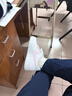 耐克NIKE女空軍一號AF1 運動(dòng)鞋IH0640-161白粉37.5 曬單實(shí)拍圖