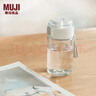 MUJI共聚酯 便攜水杯 高顏值塑料杯運動(dòng)水杯兒童水杯 透明 350ml 曬單實(shí)拍圖