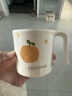 可可萌（COCOME） 兒童水杯仿陶瓷口杯簡(jiǎn)約幼兒居家寶寶杯子食品級兒童餐具 小橘水杯 220ml 曬單實(shí)拍圖