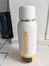 摩動(dòng)便攜式插電燒水杯110V220V寬電壓小家電出國旅行恒溫水壺雙層真空保溫配雙蓋MD-BW02B 0.6L 插電316內膽/橙 曬單實(shí)拍圖