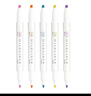 斑馬牌 (ZEBRA)【熱門(mén)商品】熒光筆 WKT7 5色套裝 溫和系列 雙頭熒光筆 學(xué)生標記筆記號筆 WKT7-5C-YC 曬單實(shí)拍圖