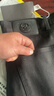 【彈力修身】休閑直筒高端品質(zhì)黑色牛仔長(cháng)褲男歐美潮牌小腳九分褲 黑色 33 曬單實(shí)拍圖