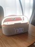 UKYK柏林之聲臺燈藍牙音響集燈光時(shí)鐘音箱于一體便攜式藍牙音響既是床頭夜燈也是桌面音箱送朋友的禮物 木紋色[順豐包郵/質(zhì)保3年] 曬單實(shí)拍圖