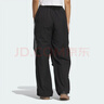 阿迪達斯（adidas）三葉草系列 女 3 S PARA PANT 梭織長(cháng)褲 KF9615 黑色 S 曬單實(shí)拍圖