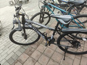 百士盾山地車(chē)自行車(chē)成人學(xué)生車(chē)公路變速越野單車(chē)賽車(chē)碟剎26寸青少年男女 【基礎版】輻條輪-黑白色 26寸21速/身高160-180/ 曬單實(shí)拍圖