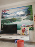 柏菲登墻布定制2023新中式山水電視背景墻壁紙客廳壁布裝飾影視墻布壁畫(huà) 來(lái)圖定制【提供高寬尺寸】 【光滑亮面】32D微晶烤瓷壁布 曬單實(shí)拍圖