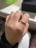 戚小米s925純銀麻花戒指女2026新款小眾設計開(kāi)口食指戒高級感素圈指環(huán) 麻花戒指-開(kāi)口戒【925銀】 曬單實(shí)拍圖