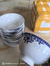 景德鎮陶瓷碗防燙手家用中式青花瓷米飯碗10個(gè)只裝高腳碗 4點(diǎn)5英寸玲瓏富貴10個(gè)裝 曬單實(shí)拍圖