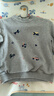 戴維貝拉兒童毛衣上衣秋裝男童套頭衫男寶寶棉針織衫 曬單實(shí)拍圖