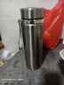SUBPOR蘇泊爾（SUPOR）同款新款定制lg304不銹鋼保溫杯商務(wù)男女便攜 1000ML-鋼本色 標配+茶水分離網(wǎng) 曬單實(shí)拍圖