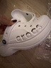 卡駱馳（CROCS）貝雅云彩女士洞洞鞋休閑鞋|208186  白色-100    36 /37(230mm)   曬單實(shí)拍圖