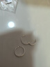 老銀匠滿(mǎn)天星s925銀耳圈耳環(huán)女款情人節禮物耳扣氣質(zhì)時(shí)尚簡(jiǎn)約銀耳飾女士 曬單實(shí)拍圖
