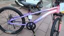 鳳凰官方旗艦店兒童自行車(chē)男女變速青少年學(xué)生山地車(chē)碟剎賽車(chē) 星際 粉紫【單速】輻條輪 22寸【適合130-170cm】 曬單實(shí)拍圖