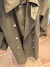 尚都比拉風(fēng)衣女中長(cháng)款春秋氣質(zhì)英倫風(fēng)雙排扣休閑外套 卡其色 S  曬單實(shí)拍圖