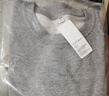 優(yōu)衣庫男裝女裝衛衣/長(cháng)袖運動(dòng)衫482308 479797 475377 482308/06鉛灰色 M 曬單實(shí)拍圖