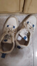 啄木鳥(niǎo)正品板鞋休閑鞋男大碼軟底耐磨運動(dòng)跑步鞋青少年帥氣小白鞋 2260米色 42 曬單實(shí)拍圖